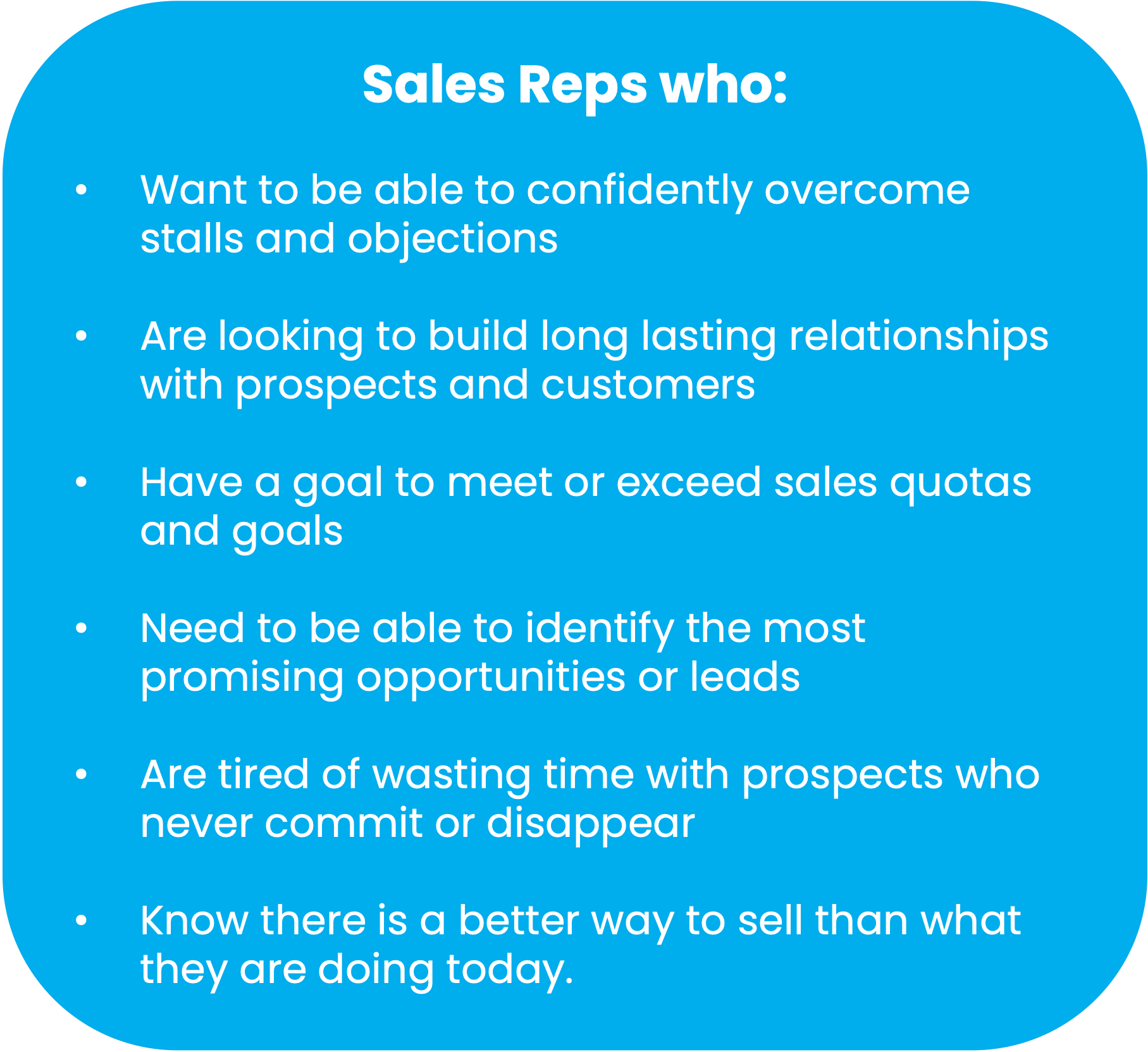 sales reps who